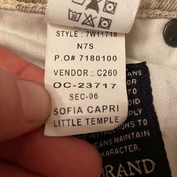 LUCKY BRAND Little Temple Sophia Capri Skinny Jeans - Picture 9 of 10